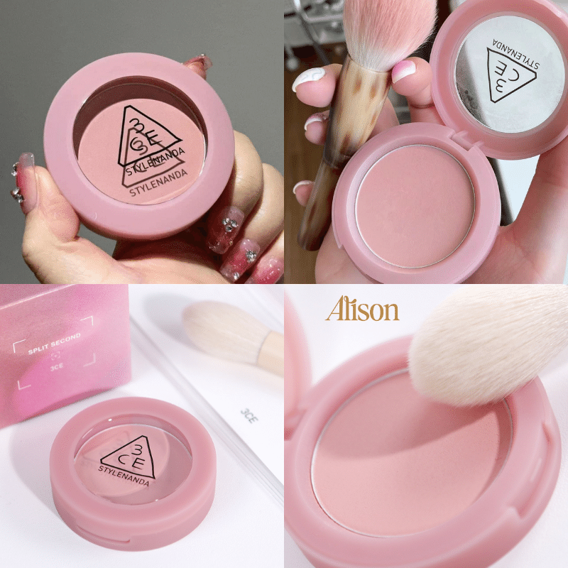 Thiết kế Má Hồng 3CE Face Blush nhỏ gọn, dễ dàng mang theo trong túi xách.